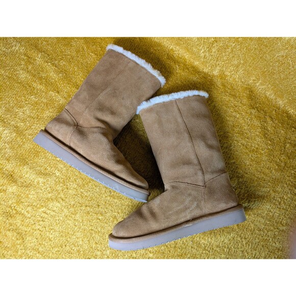 KOOLABURRA by UGG Women's Size 8 Chestnut Brown Suede Kinslei Winter Boots - Picture 6 of 11